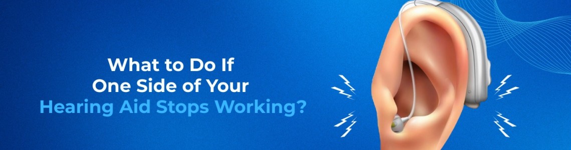 What to Do If One Side of Your Hearing Aid Stops Working?