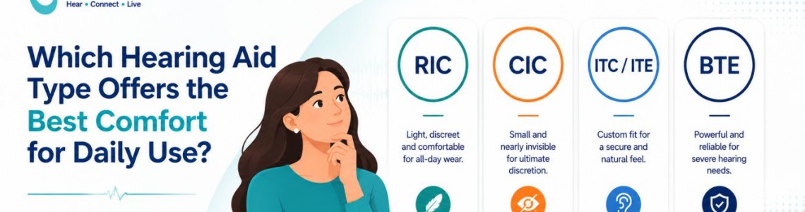 Which Hearing Aid Type Offers the Best Comfort for Daily Use?