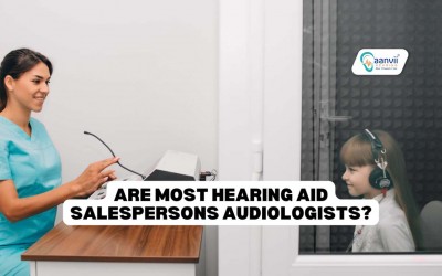Are most hearing aid salespersons audiologists?